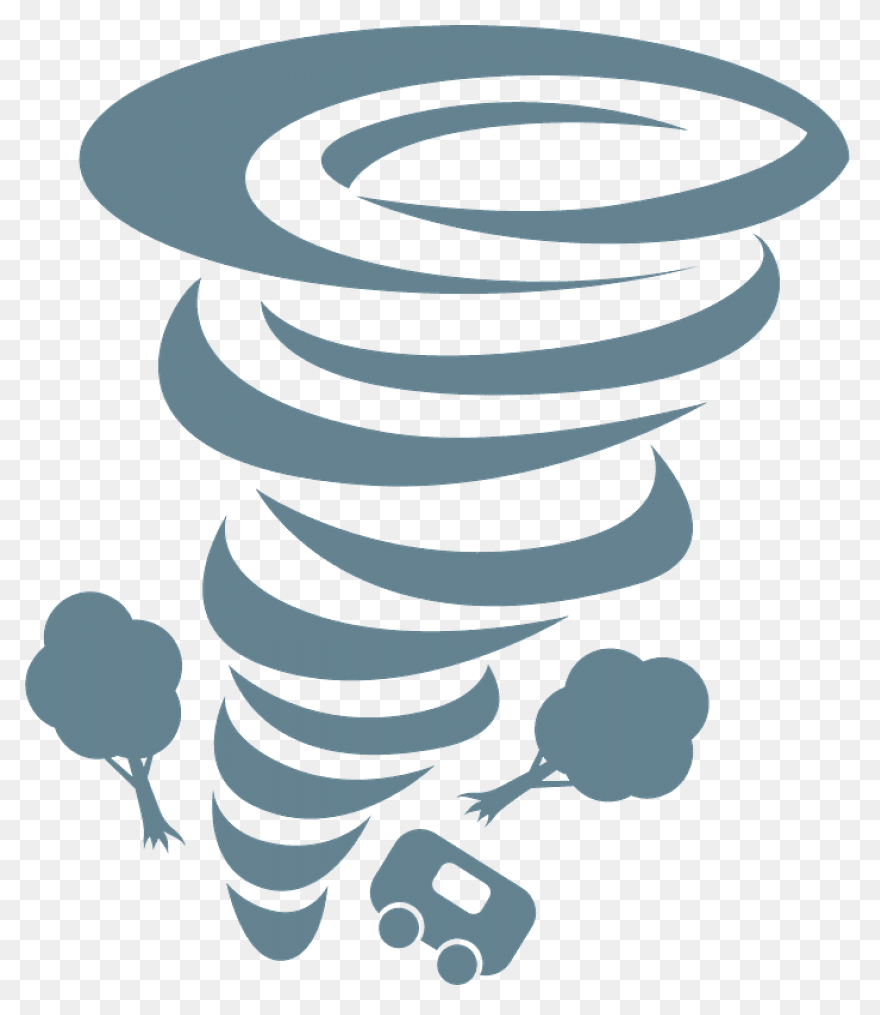 Clipart - Simple Cartoon Tornado - 