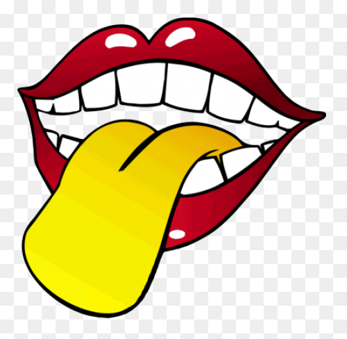Tongue Out Female Mouth Icon #ad , 