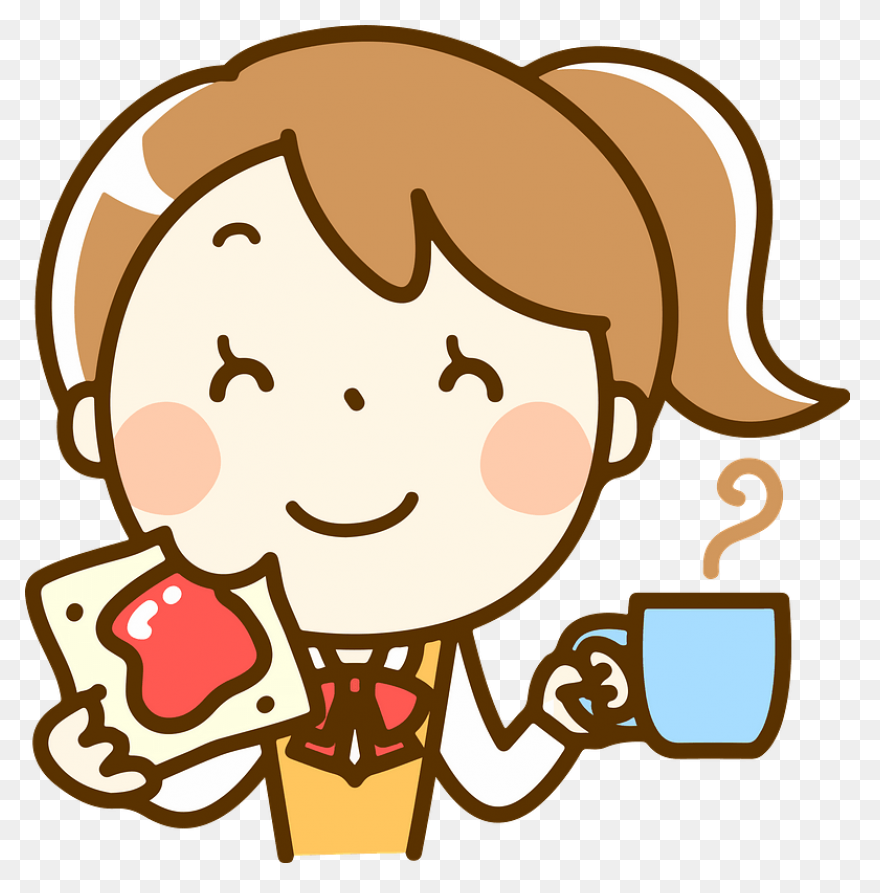 Picture - Eggs On Toast Clipart - (