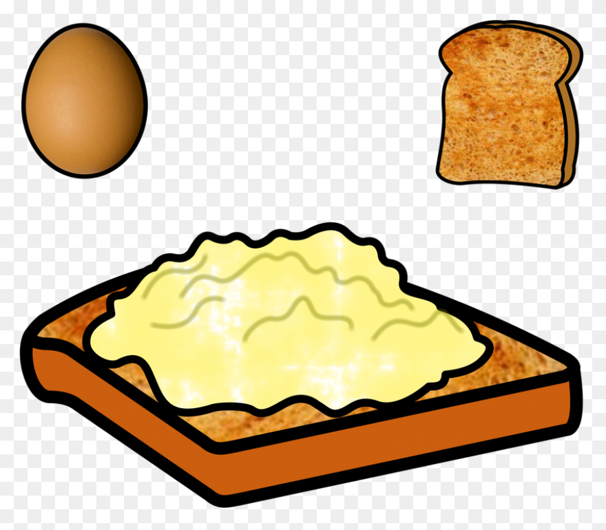 Picture Eggs On Toast Clipart - Toast