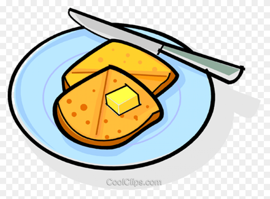 Picture - Eggs On Toast Clipart - (