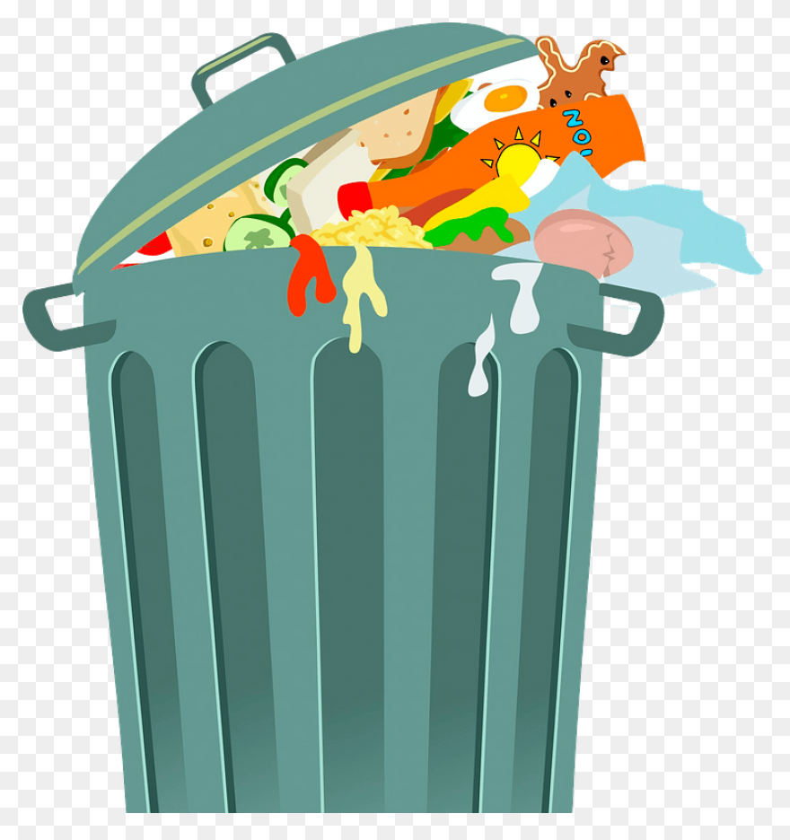 Trash Can Garbage - Free Vector Gra