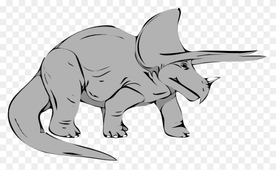Triceratops PNG-WebP Cuts Scrapbook