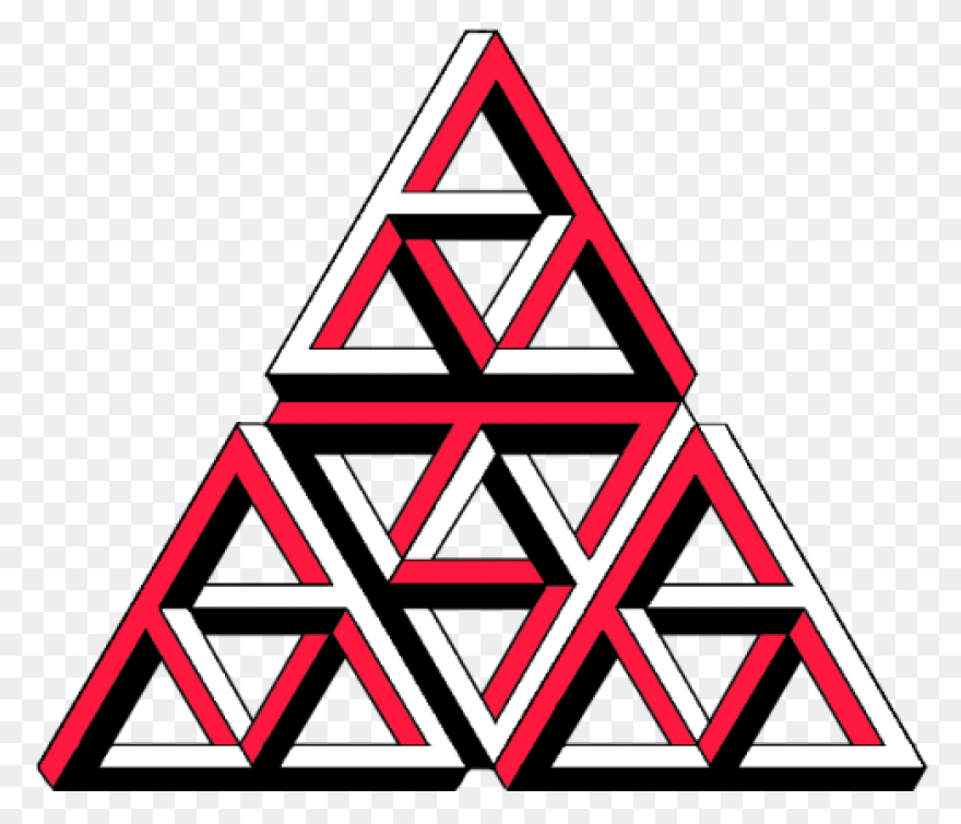 Download Hd Triangle Pink Red Tumbl