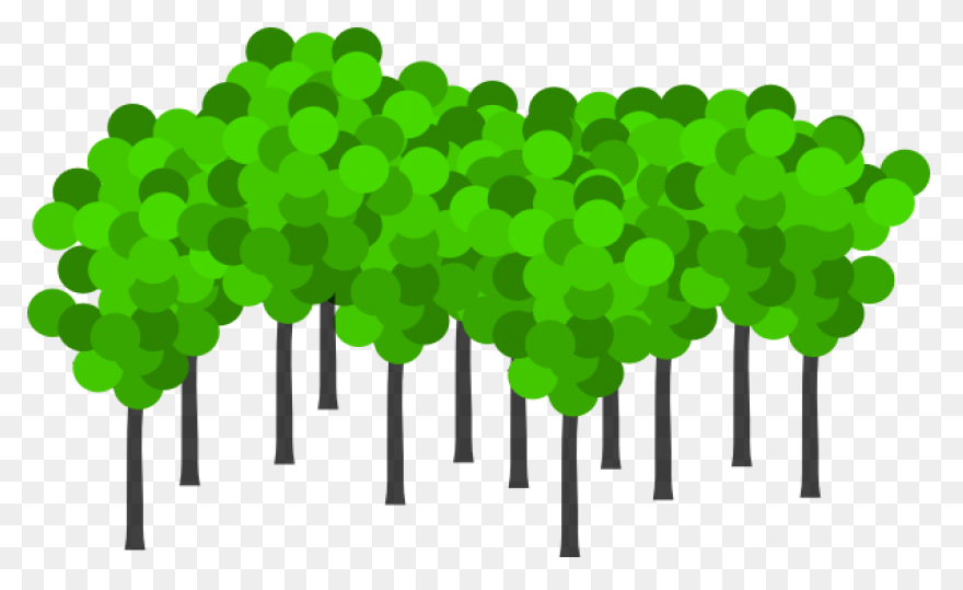 Rainforest Trees Clipart - ClipartF