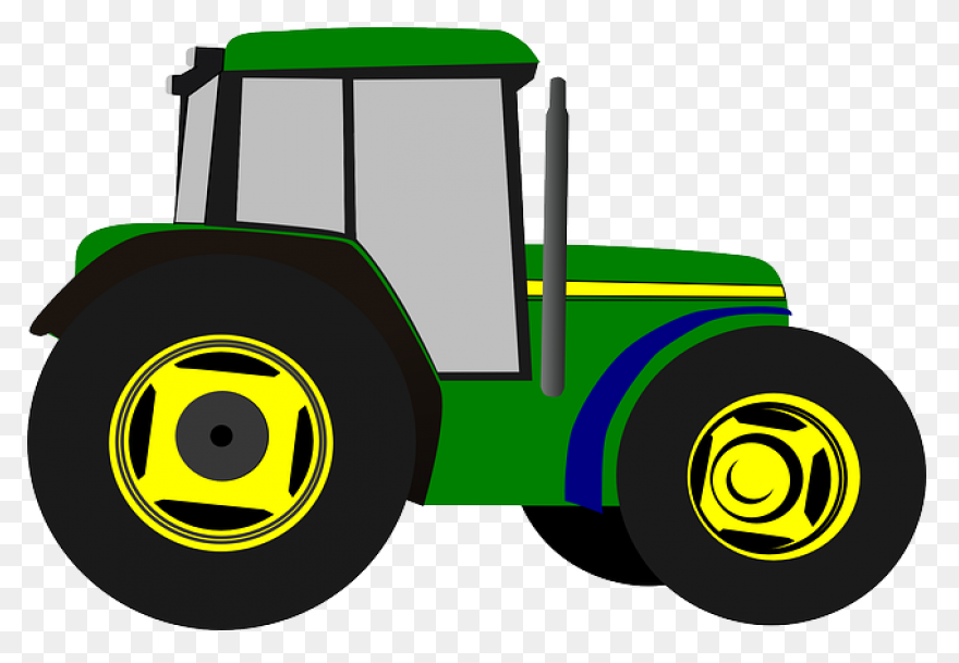 Free Image On Tractor Cartoon - Tractor