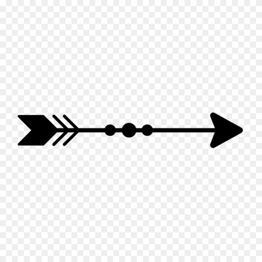 Three Spots Arrow Tribal Design - Tribal Arrow