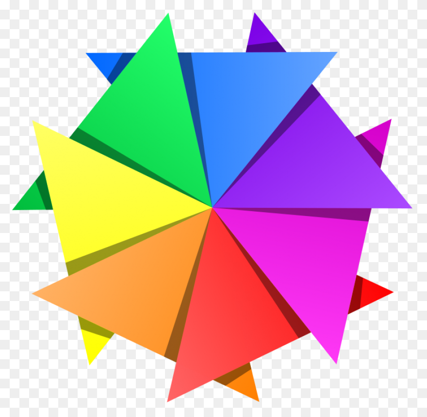 Abstract Triangle Simple Background