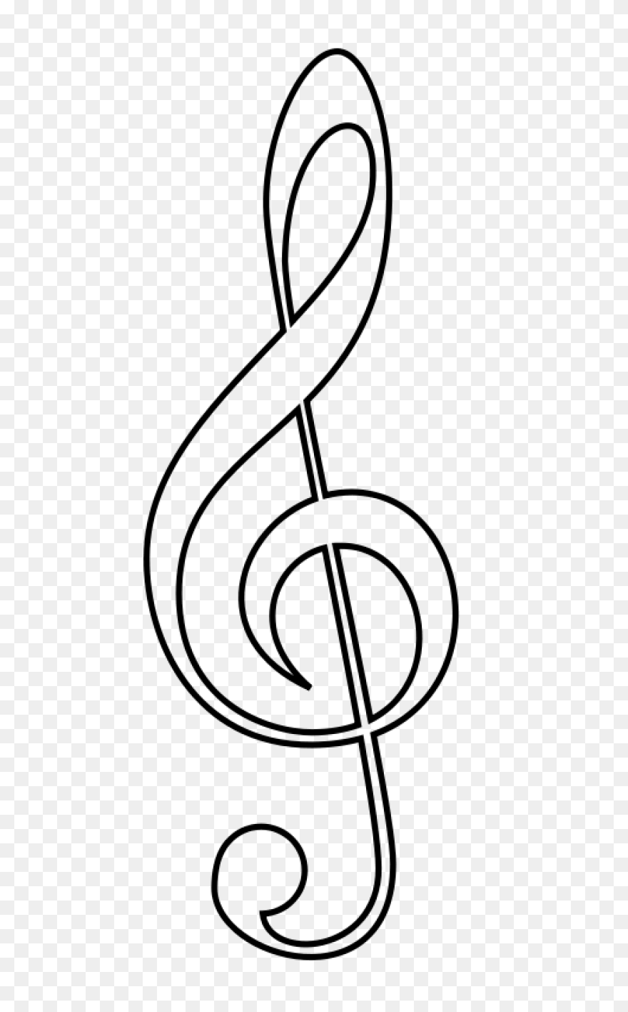 Treble Clef - Openclipart