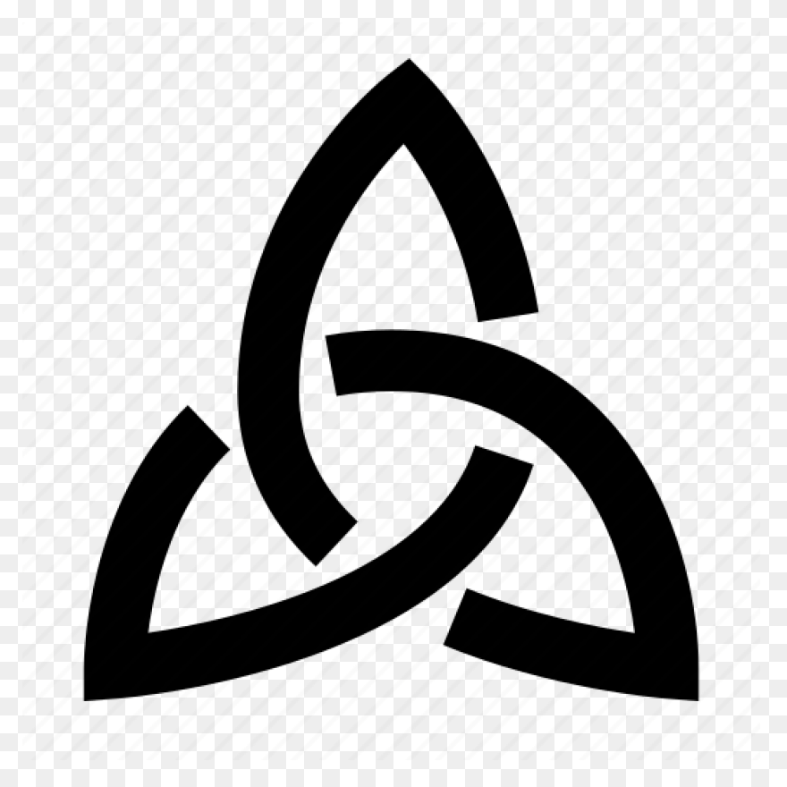 Triquetra Celtic Triangle Holy Trinity - Triquetra