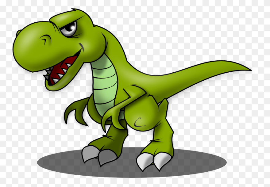 T Rex Cartoon Clipart Clipart - Trex