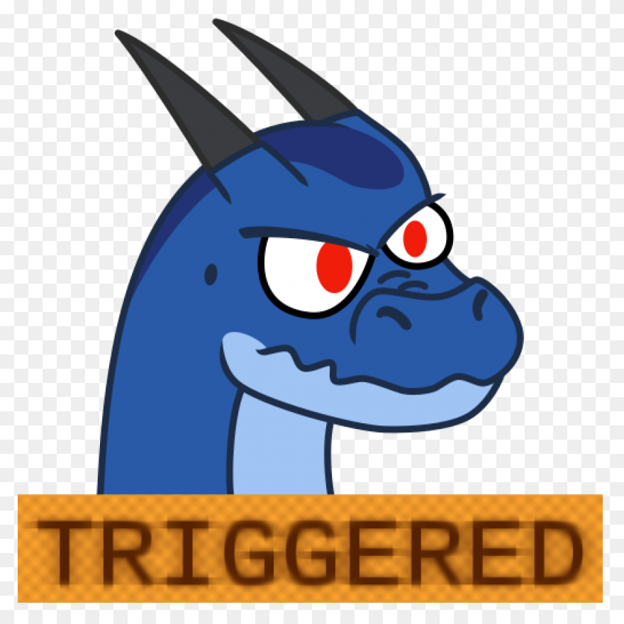 Triggered Sticker - Triggered - Dis