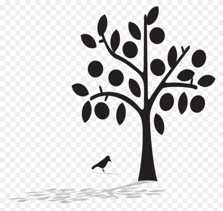 Tree Silhouette Free Vector Icons D