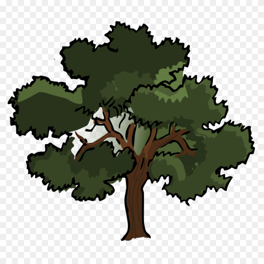 Tree Silhouette Free Vector Icons D