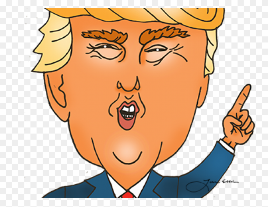 Presidents Clipart Intelligent Person Easy - Trump