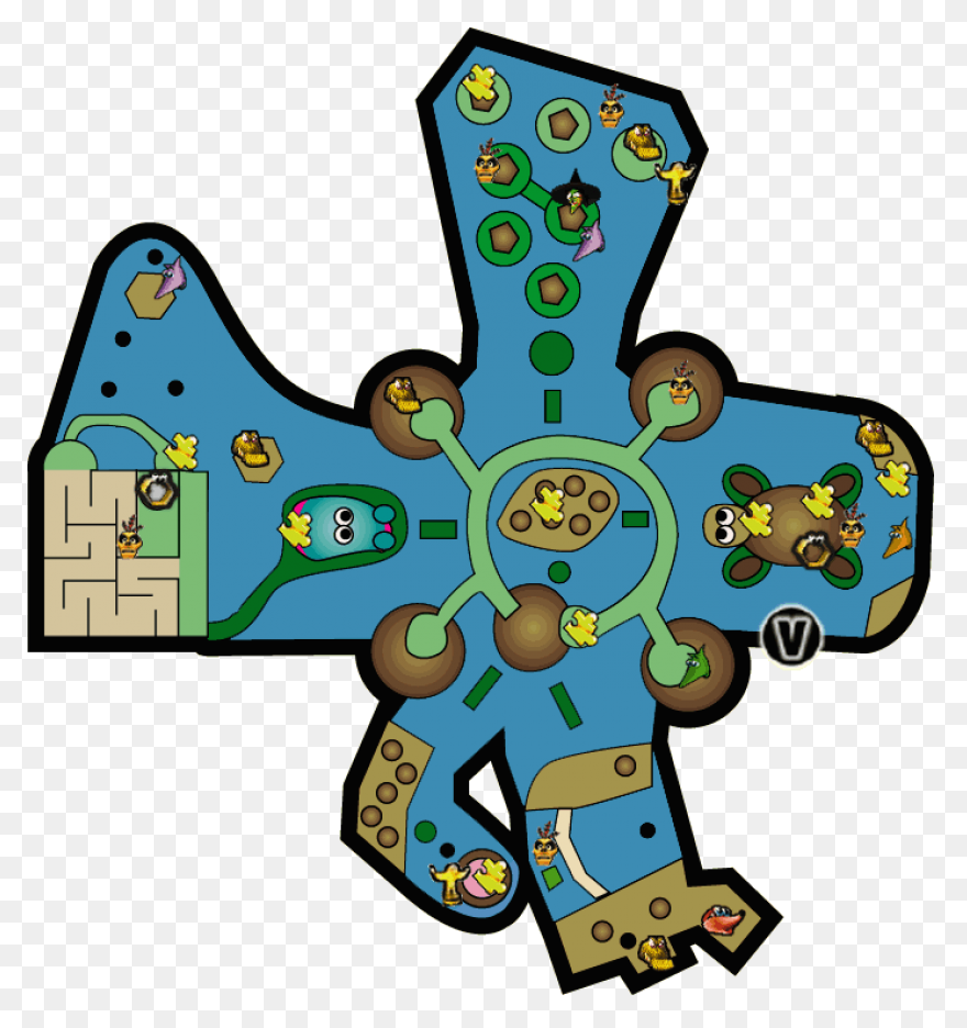 Treasure Map Clipart Outline - Clip