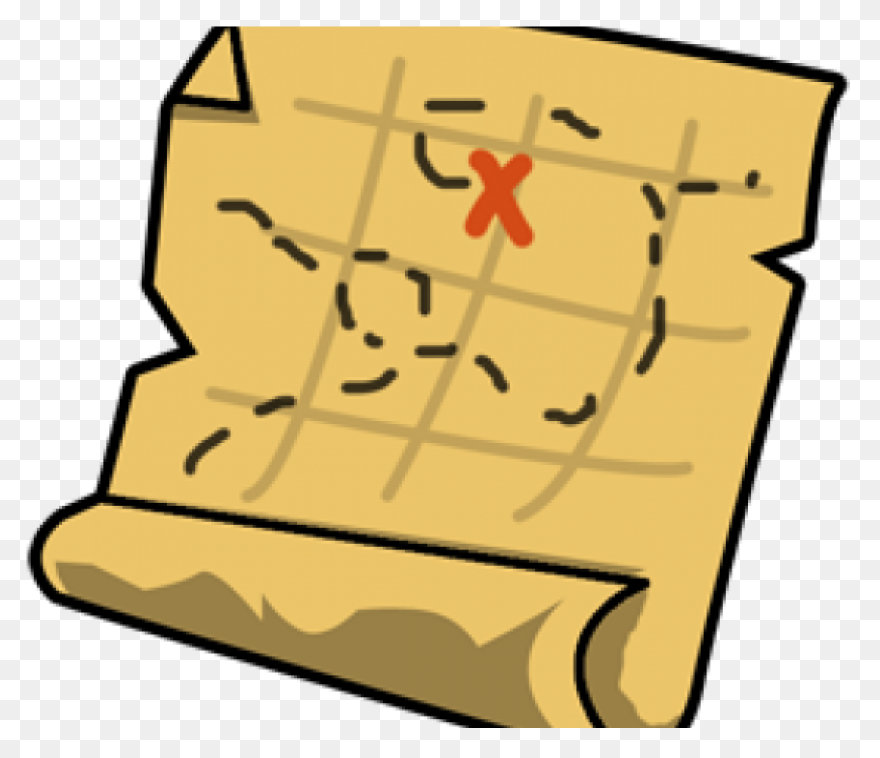 Treasure Map Clipart Outline - Clip