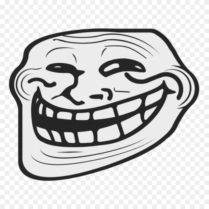 Trollface Meme Png Clipart - Transp