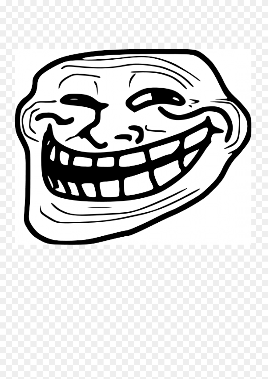 Trollface Meme Png Clipart - Transp