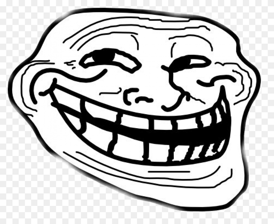 Trollface Meme Png Clipart - Transp
