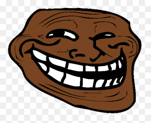 Trollface Meme Png Clipart - Transp