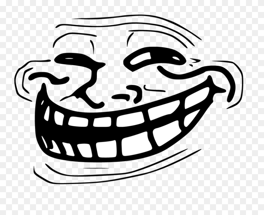 Trollface Meme Png Clipart - Transp
