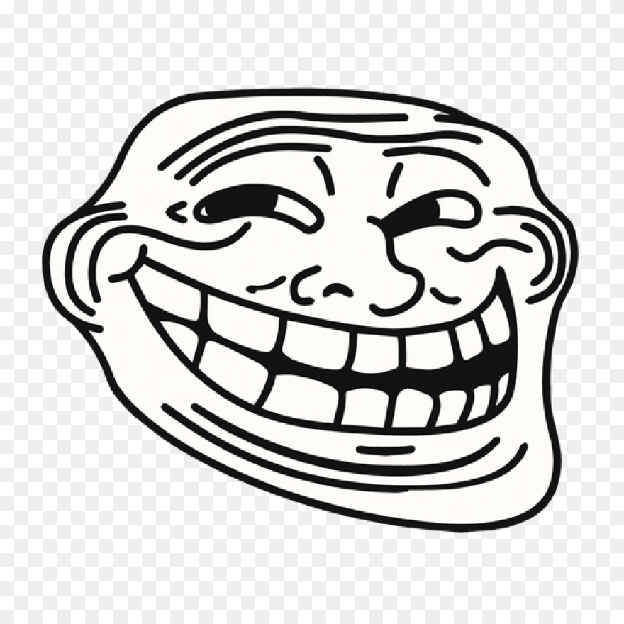 Trollface Meme Png Clipart - Transp