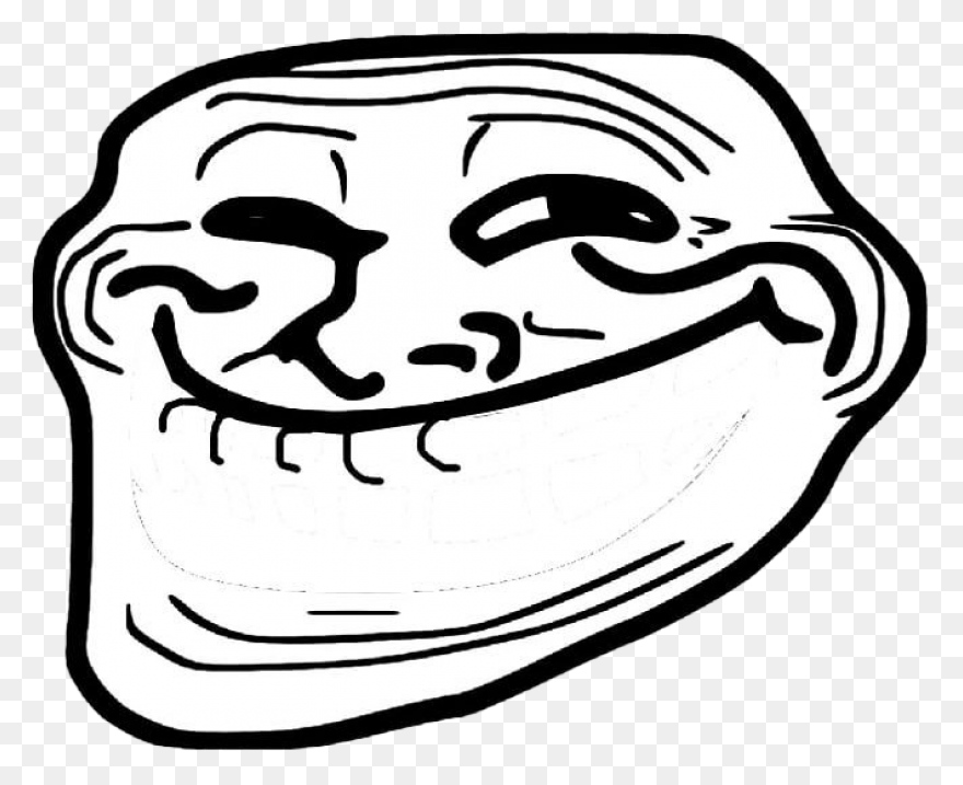 Trollface Meme Png Clipart - Transp