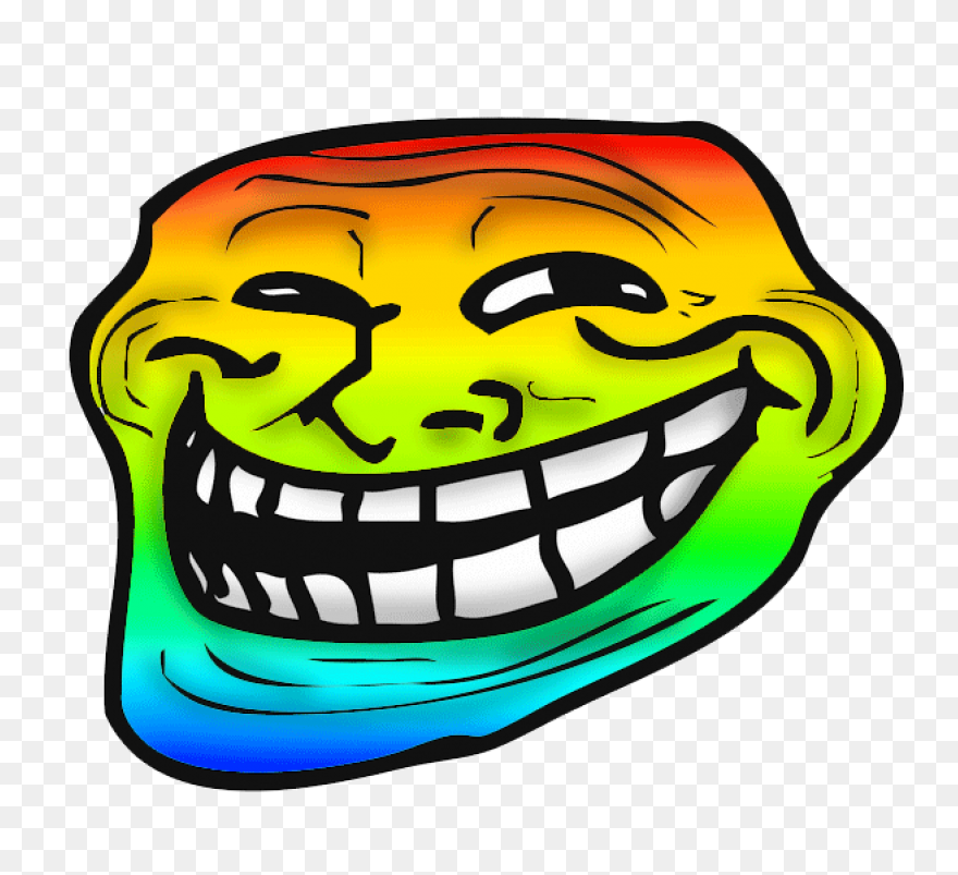 Trollface Meme Png Clipart - Transp