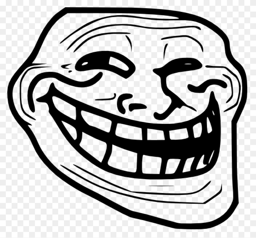 Trollface Meme Png Clipart - Transp