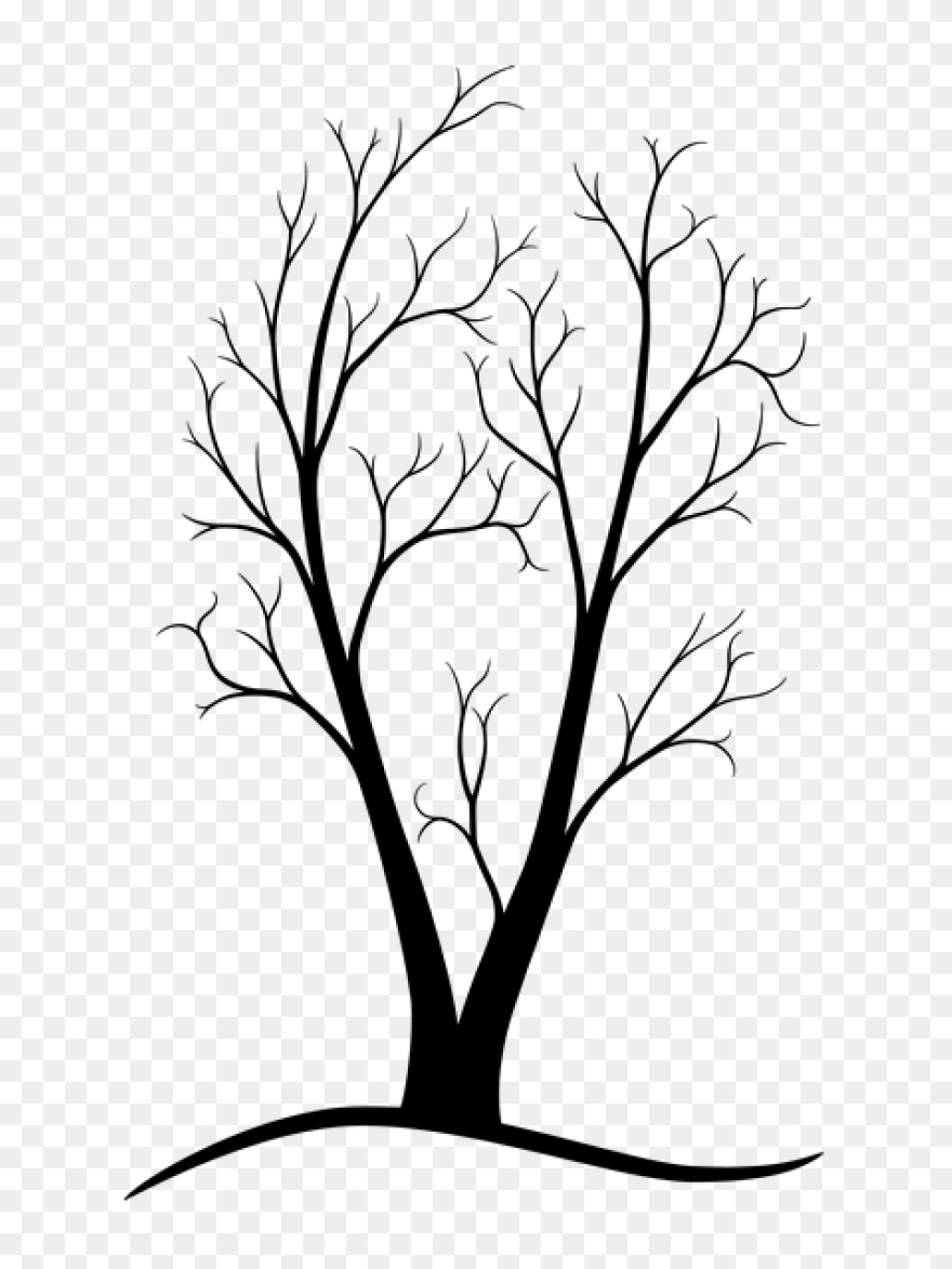 Tree Silhouette PNG-WebP File | Tre