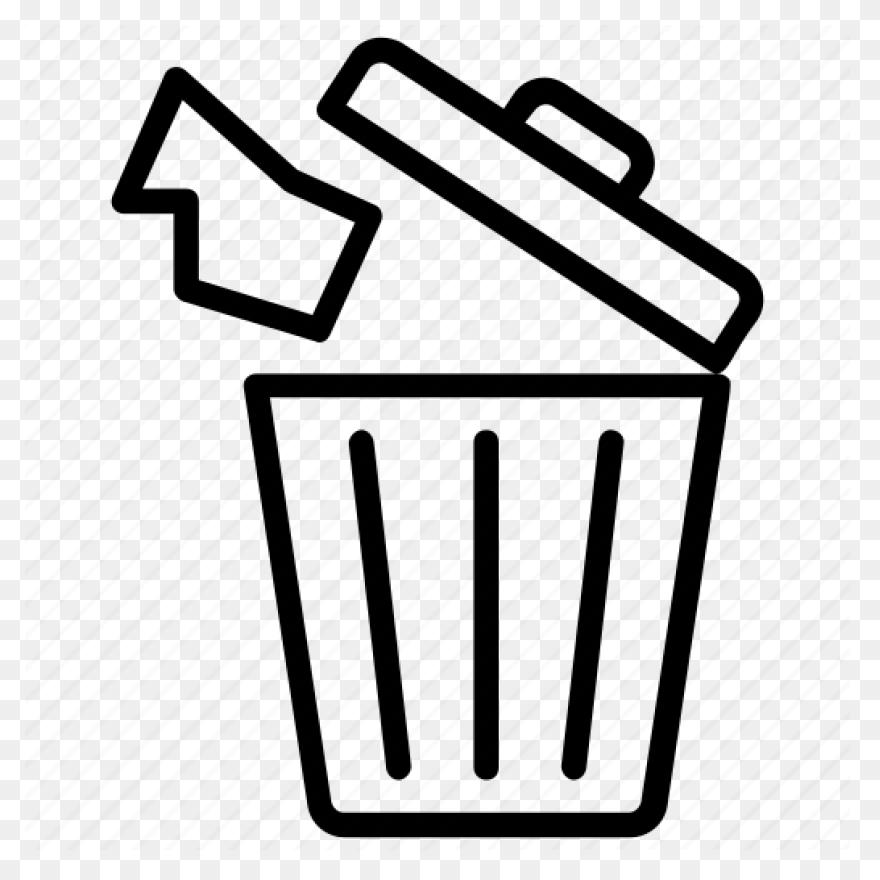Dustbin Garbage Can Recycle Bin - Trash Icon