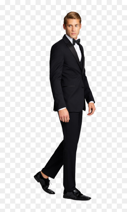 Tuxedo Bow Tie PNG-WebP | Download 