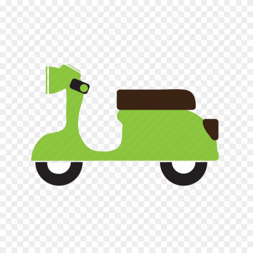 Bicycle Cartoon Clipart - Motorcycl