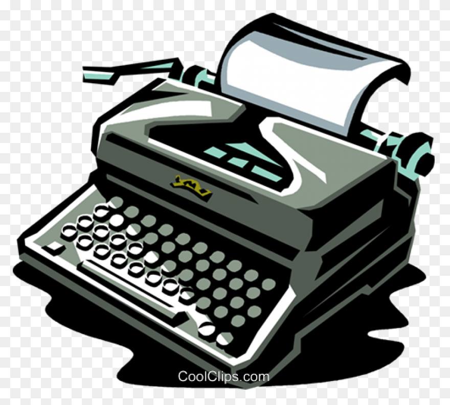 Old Typewriter Clipart | ClipartFla
