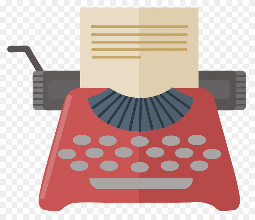 Old Typewriter Clipart | ClipartFla