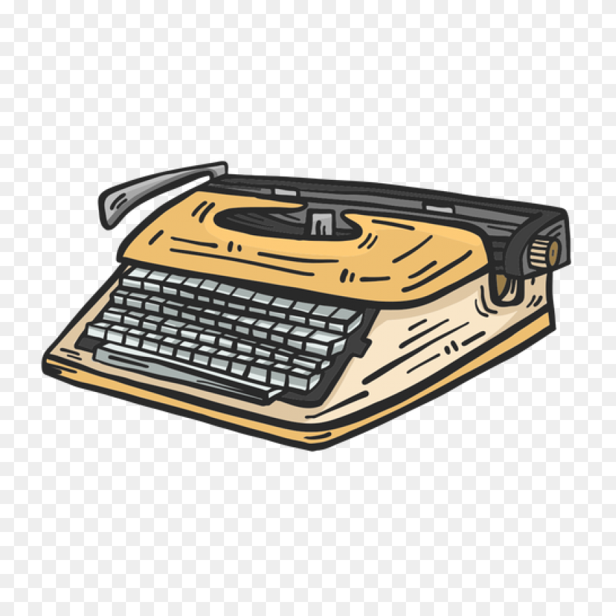Old Typewriter Clipart | ClipartFla