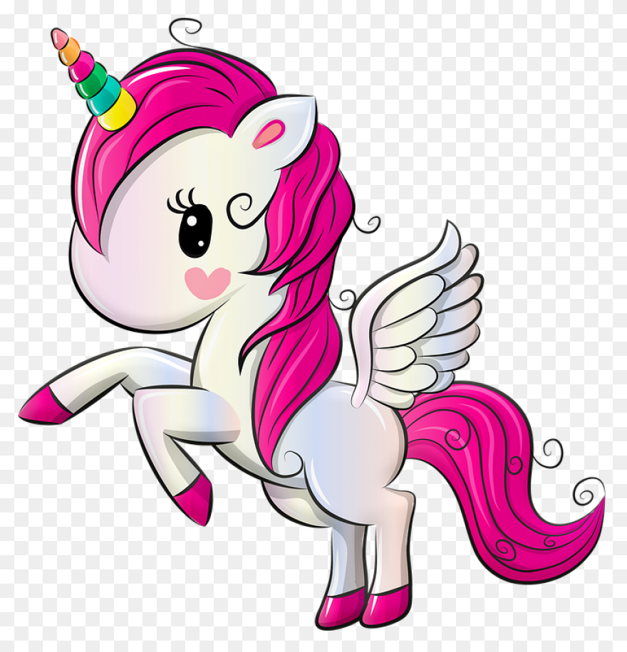 Unicornio Sticker Clipart - Full Si