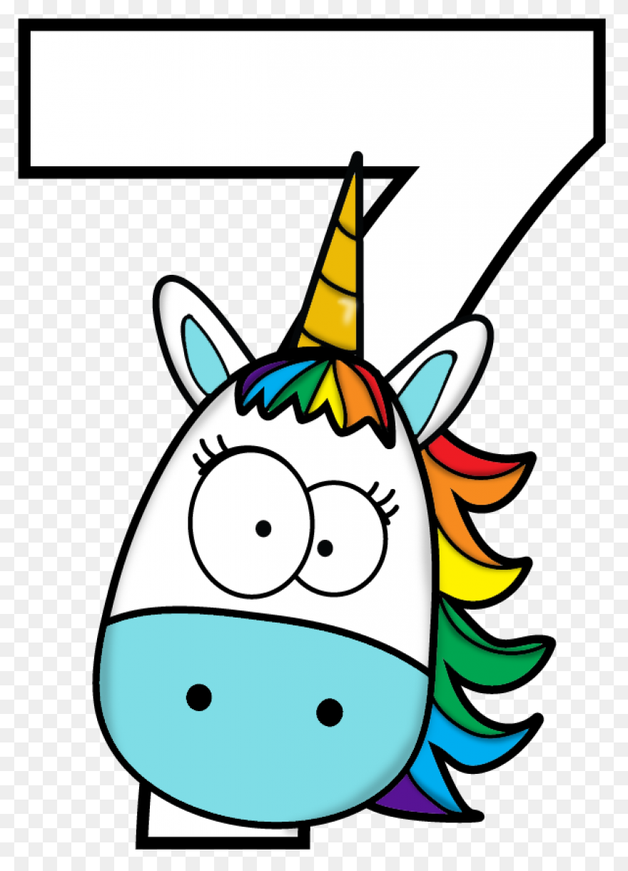 Unicornio Sticker Clipart - Full Si