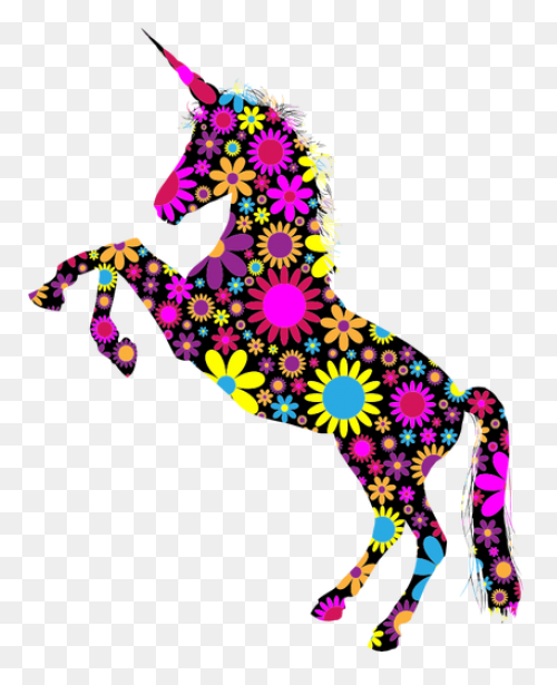Unicornio Sticker Clipart - Full Si