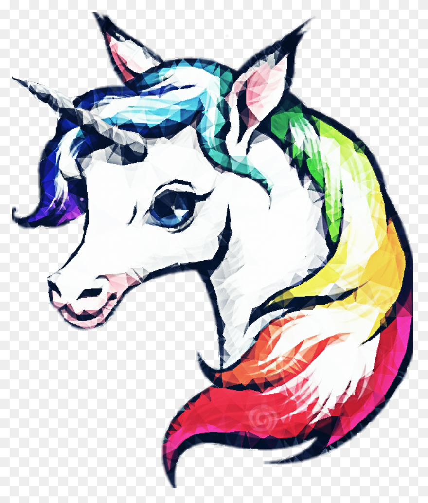 Unicornio Sticker Clipart - Full Si