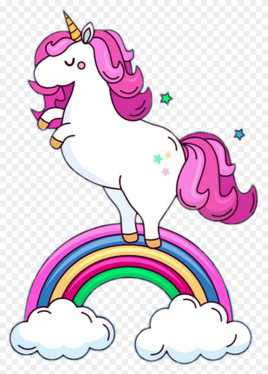 Unicornio Sticker Clipart Full Size - Unicornio