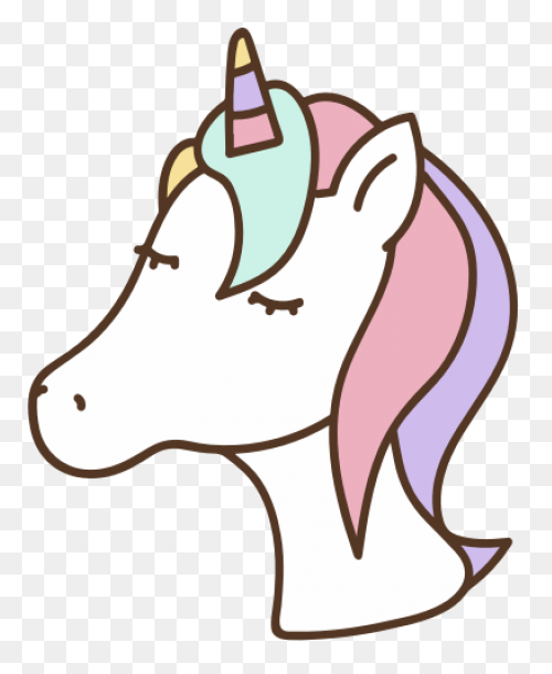 Cute Unicorn Head  - Unicorn Head