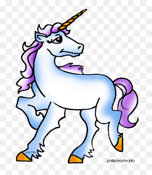 Unicorn Clipart - Pink, Mane, Head,