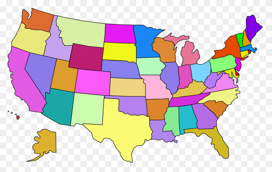 Usa Map Clipart - Clipart Suggest