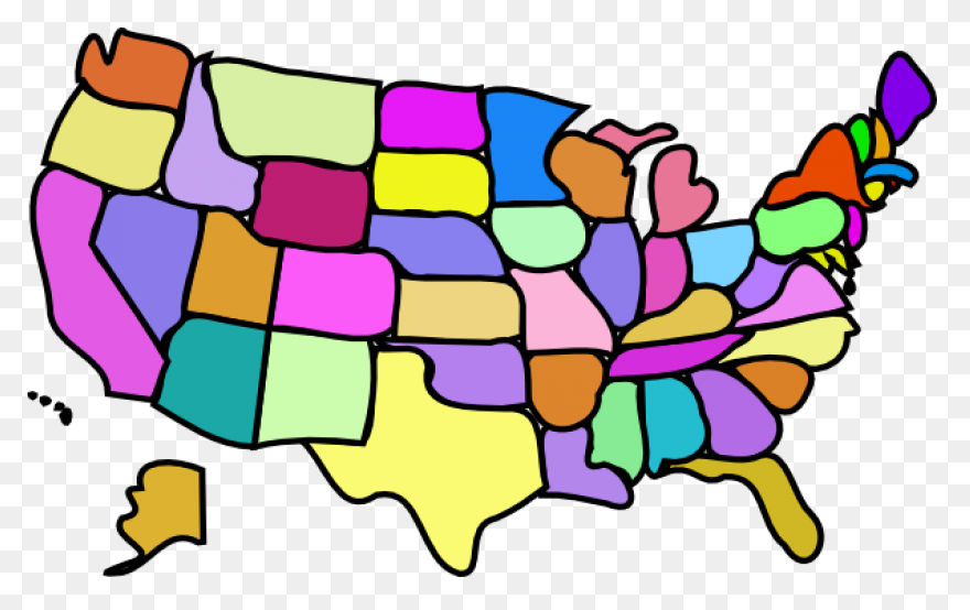 Usa Map Clipart - Clipart Suggest
