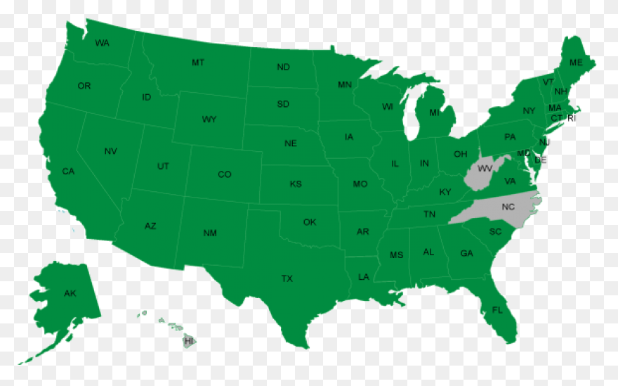 Usa Map Clipart - Clipart Suggest