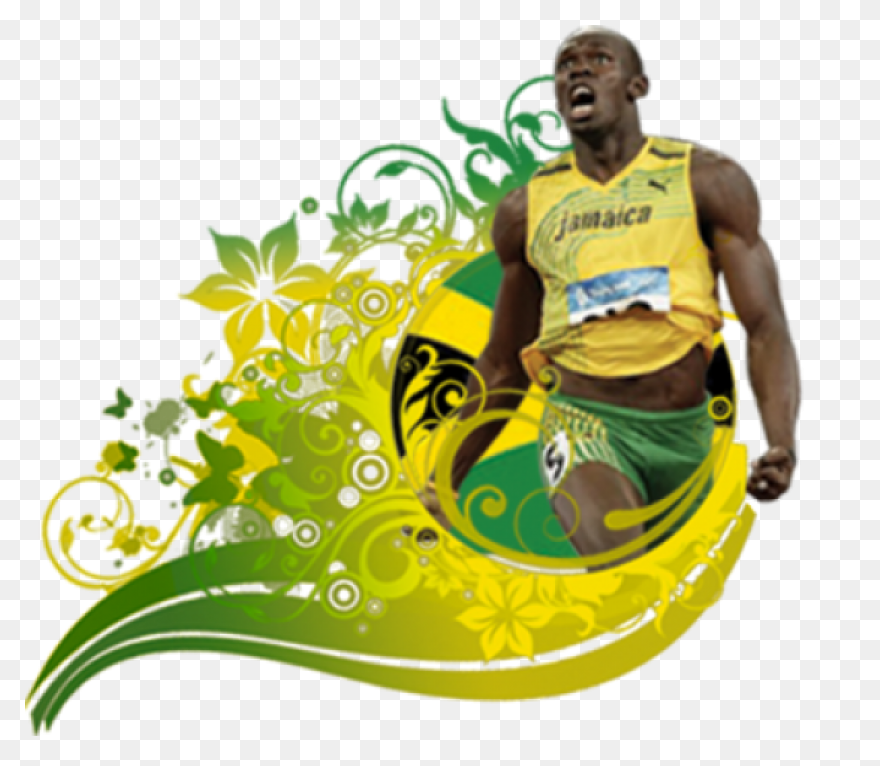 Usain Bolt Sideview Transparent Png