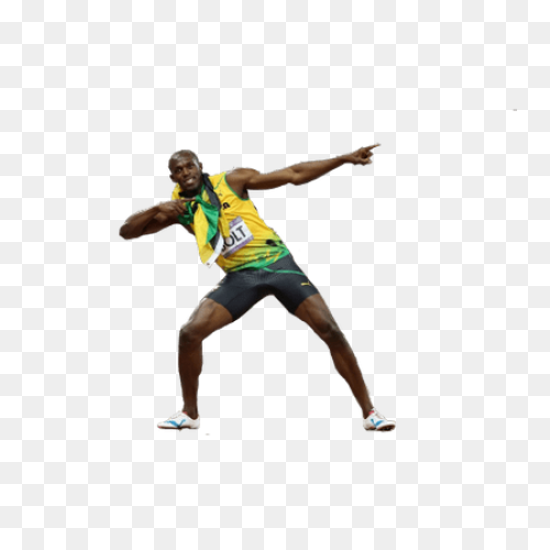 Usain Bolt Sideview Png Stickpng - Usain Bolt