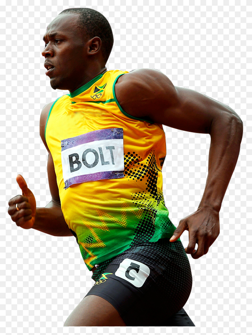Usain Bolt Sideview Transparent Png